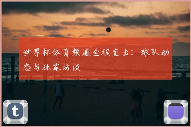 世界杯体育频道全程直击:球队动态与独家访谈